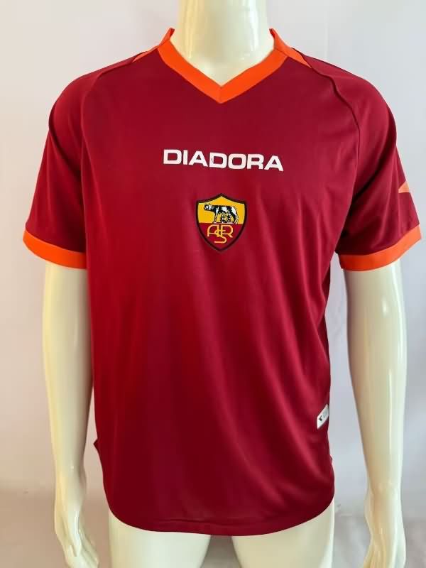 Thailand Quality(AAA) 2006/07 AS Roma Home Retro Soccer Jersey