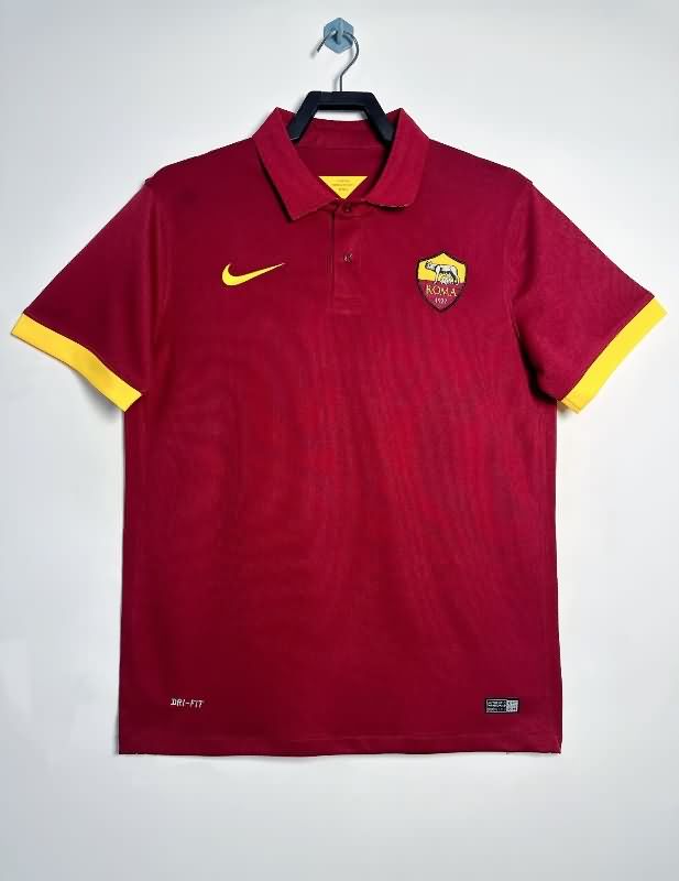 Thailand Quality(AAA) 2014/15 AS Roma Home Retro Soccer Jersey