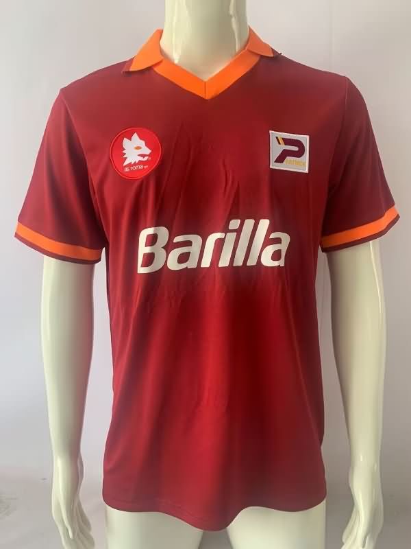 Thailand Quality(AAA) 1982/83 AS Roma Home Retro Soccer Jersey