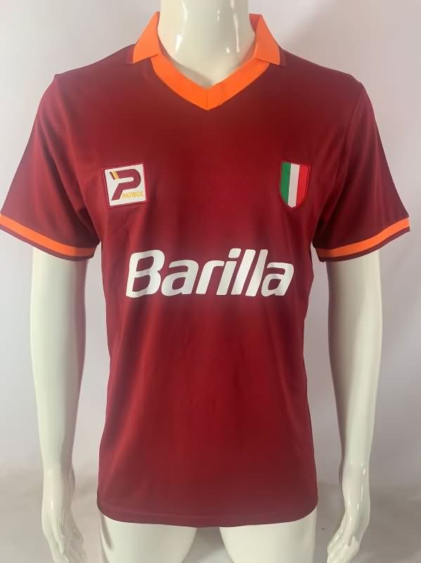 Thailand Quality(AAA) 1983/84 AS Roma Home Retro Soccer Jersey