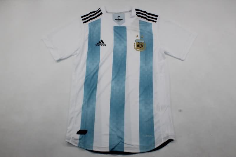 Thailand Quality(AAA) 2018/19 Argentina Home Retro Soccer Jersey (Player)