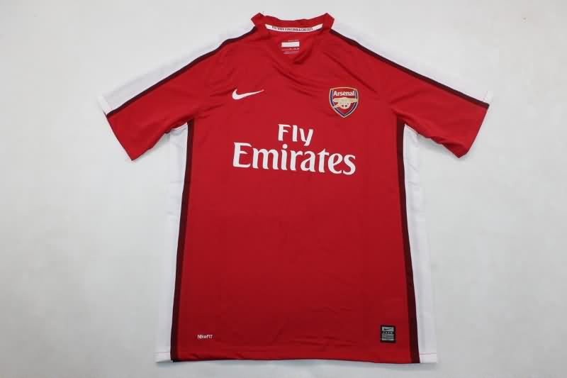 Thailand Quality(AAA) 2008/10 Arsenal Home Retro Soccer Jersey