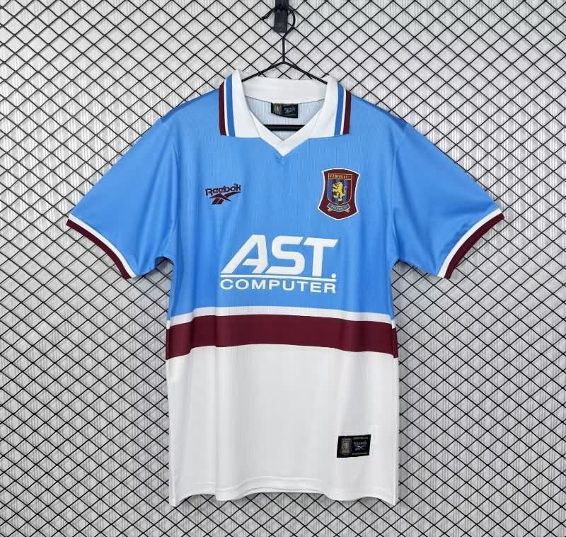Thailand Quality(AAA) 1997/98 Aston Villa Away Retro Soccer Jersey