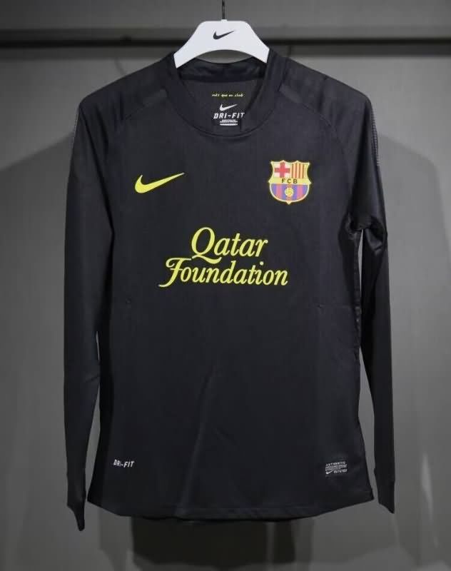 Thailand Quality(AAA) 2011/12 Barcelona Away Retro Long Sleeve Soccer Jersey (Player)