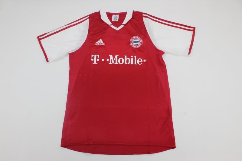 Thailand Quality(AAA) 2003/2004 Bayern Munich Home Retro Soccer Jersey