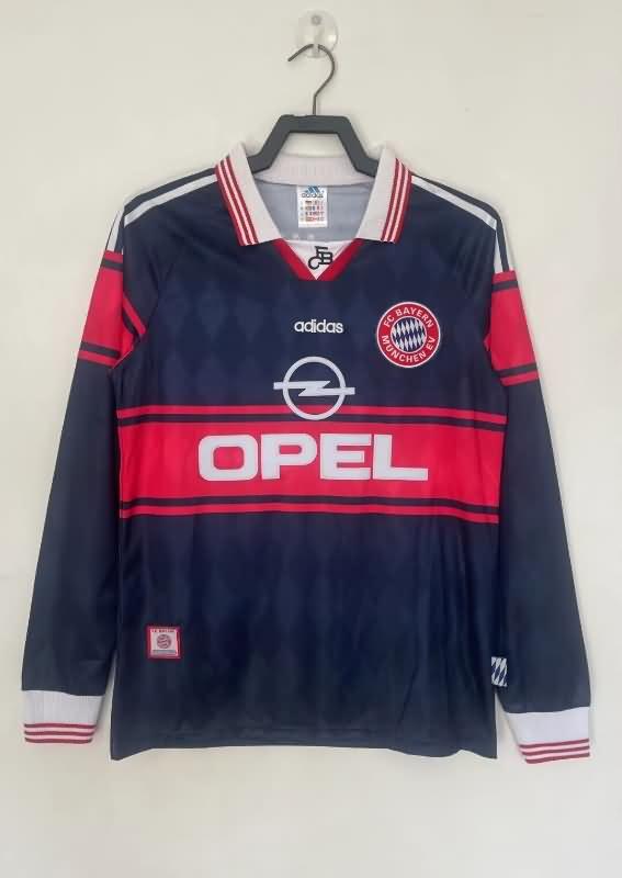 Thailand Quality(AAA) 1997/98 Bayern Munich Home Long Sleeve Retro Soccer Jersey