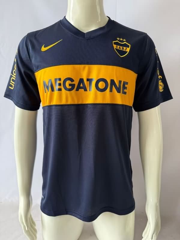Thailand Quality(AAA) 2007/08 Boca Juniors Home Retro Soccer Jersey