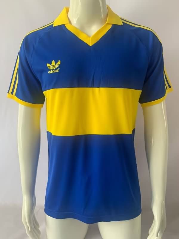 Thailand Quality(AAA) 1985/86 Boca Juniors Home Retro Soccer Jersey