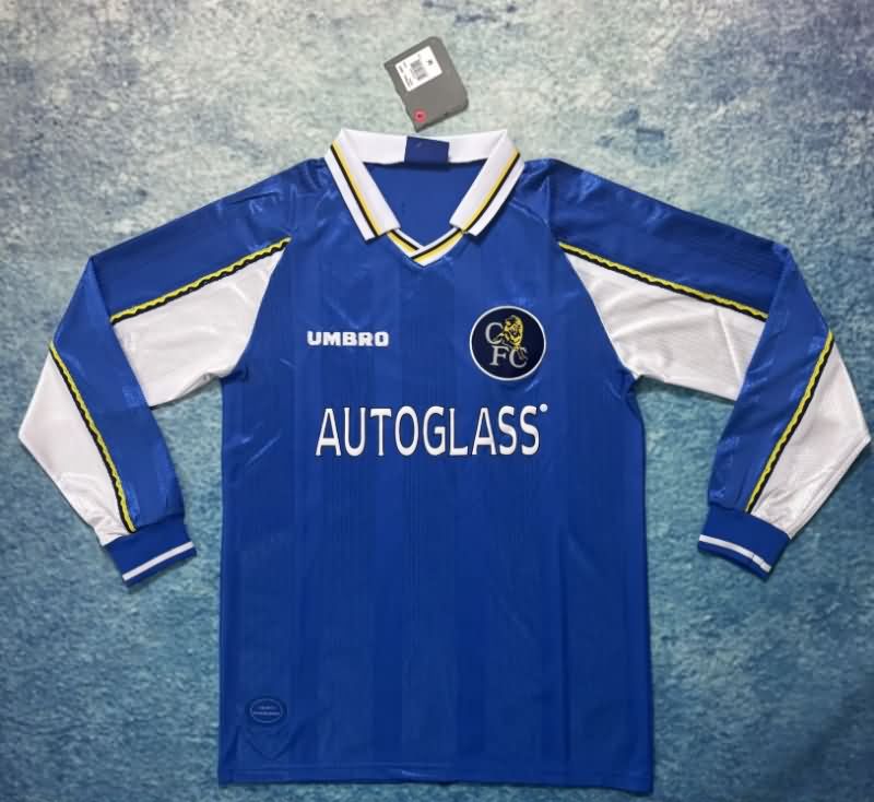 Thailand Quality(AAA) 1997/99 Chelsea Home Long Sleeve Retro Soccer Jersey