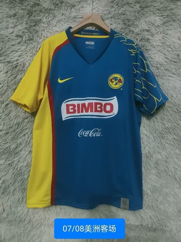 Thailand Quality(AAA) 2007/08 Club America Away Retro Soccer Jersey