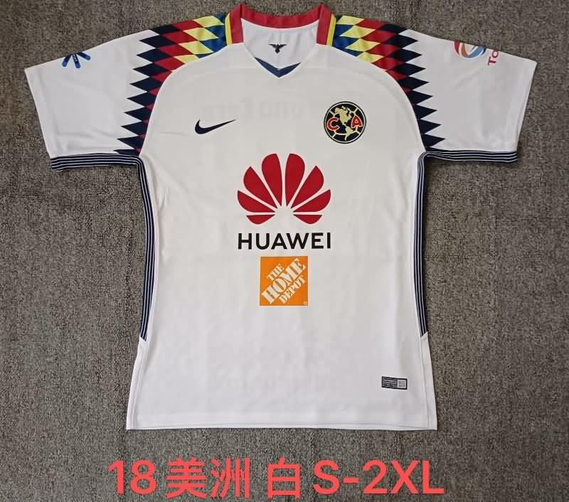 Thailand Quality(AAA) 2017/18 Club America Away Retro Soccer Jersey