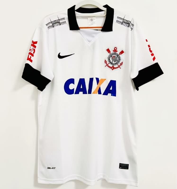 Thailand Quality(AAA) 2013/14 Corinthians Home Retro Soccer Jersey