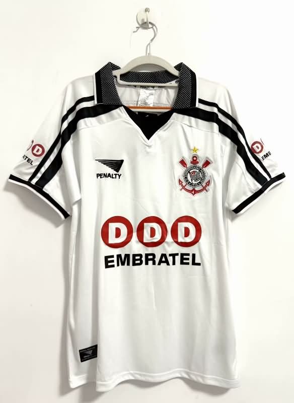 Thailand Quality(AAA) 1998 Corinthians Home Retro Soccer Jersey 02