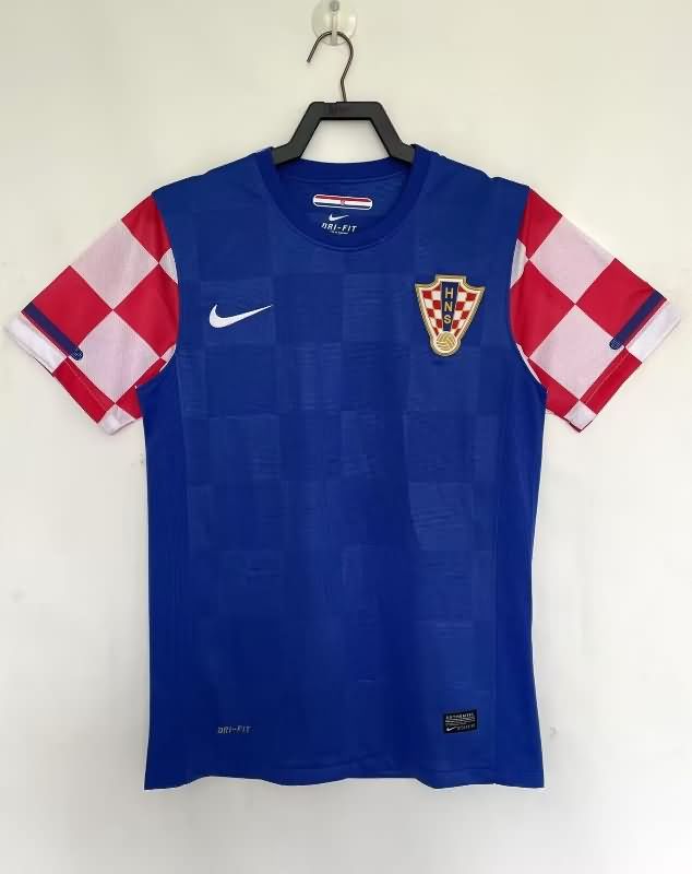 Thailand Quality(AAA) 2010 Croatia Away Retro Soccer Jersey