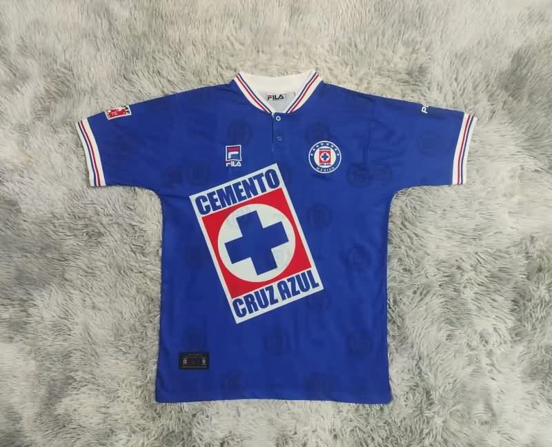 Thailand Quality(AAA) 1998/99 Cruz Azul Home Retro Soccer Jersey