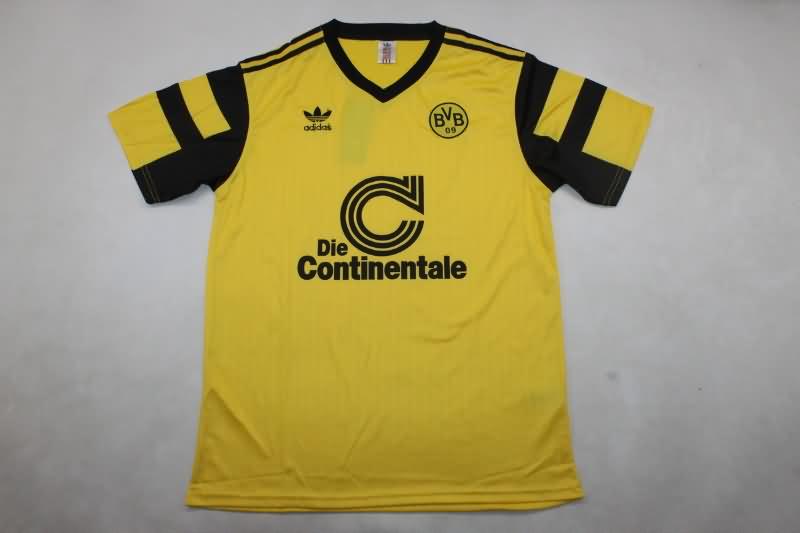 Thailand Quality(AAA) 1990 Dortmund Home Retro Soccer Jersey