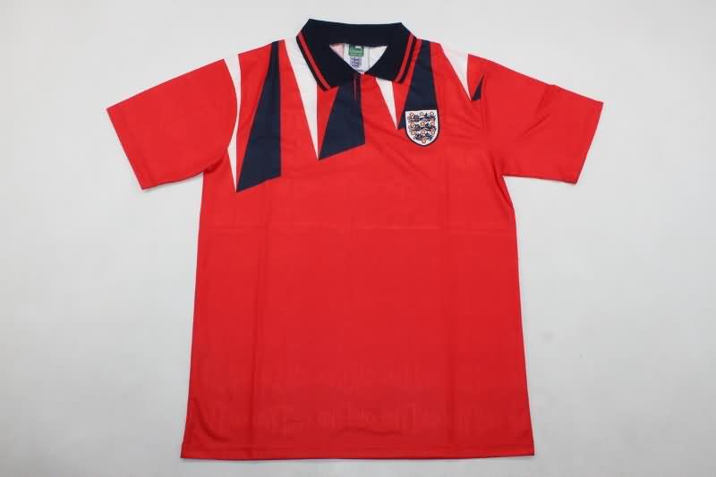 Thailand Quality(AAA) 1992 England Away Retro Soccer Jersey