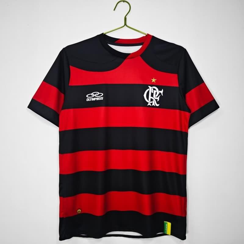 Thailand Quality(AAA) 2009/10 Flamengo Home Retro Soccer Jersey