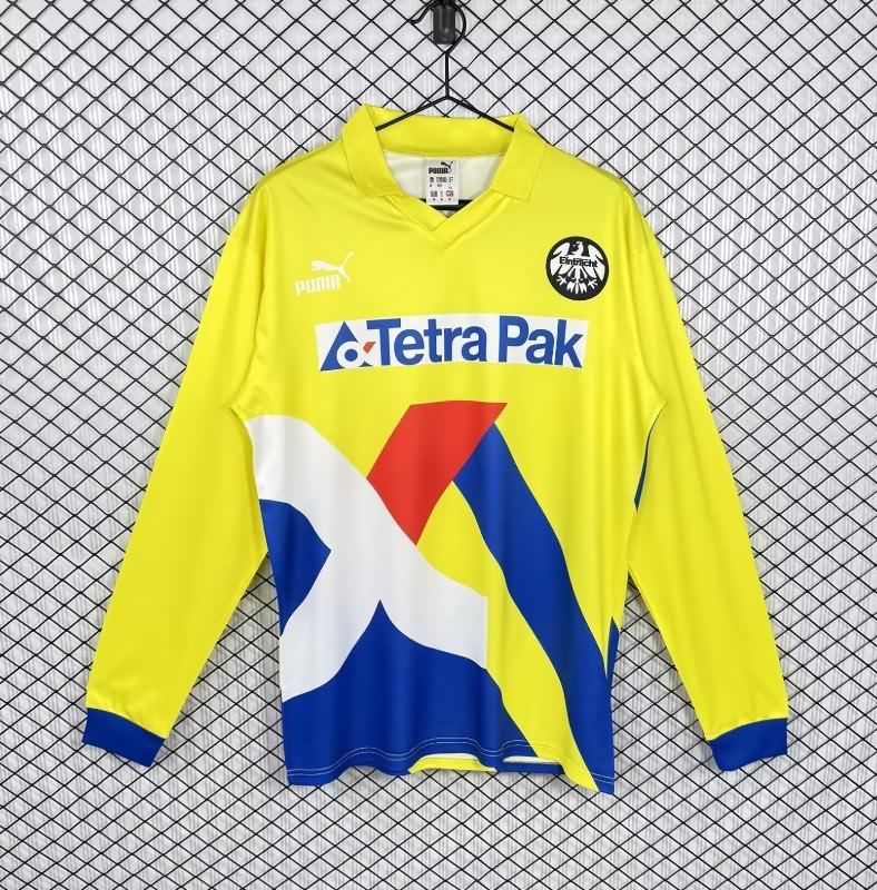 Thailand Quality(AAA) 1993/96 Frankfurt Away Retro Long Sleeve Soccer Jersey