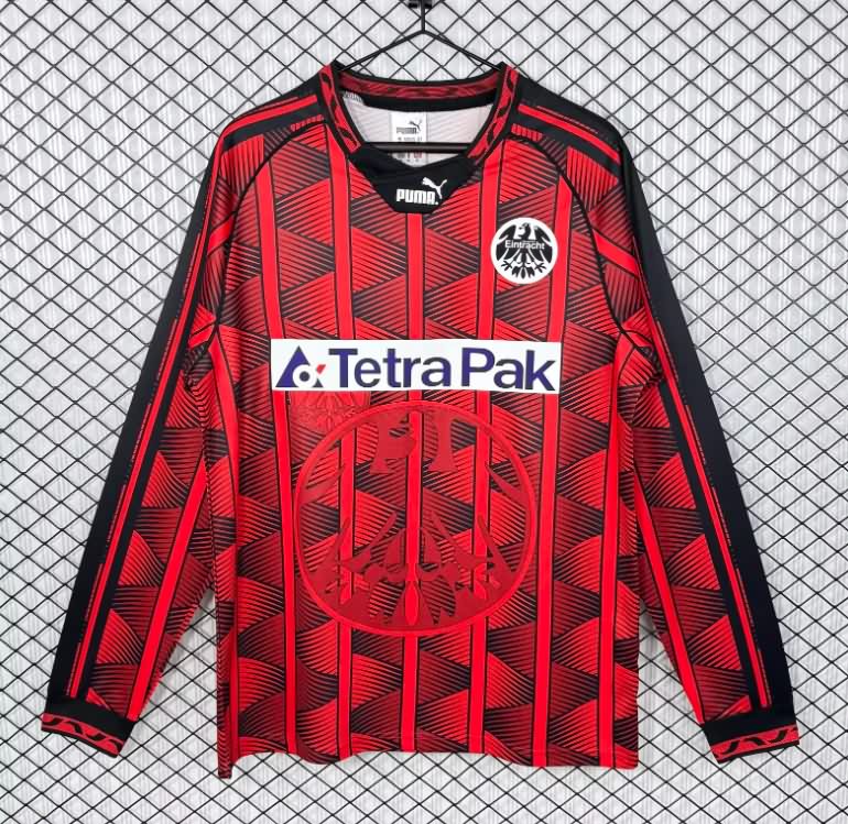 Thailand Quality(AAA) 1995/96 Frankfurt Home Retro Long Sleeve Soccer Jersey