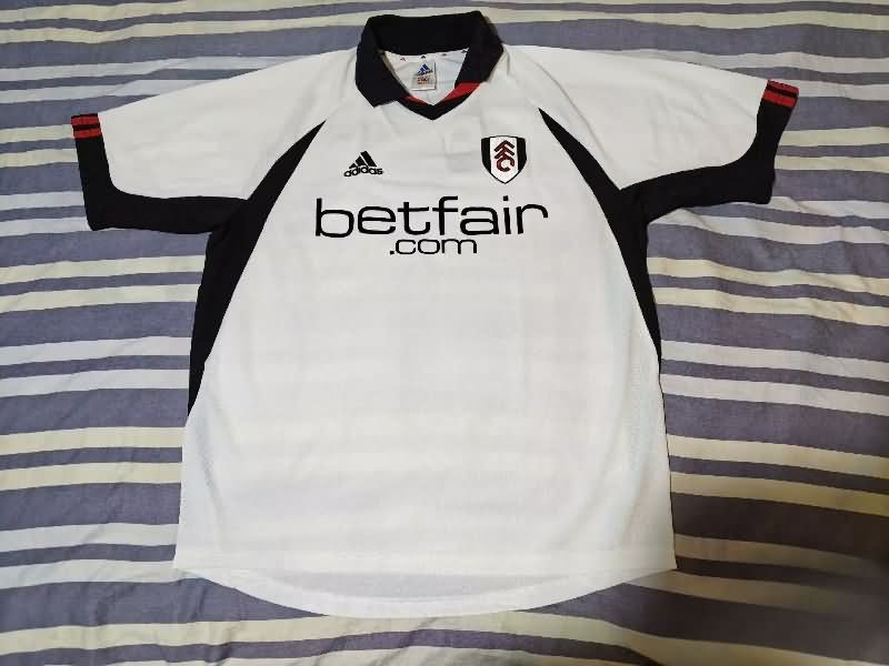 Thailand Quality(AAA) 2002/03 Fulham Home Retro Soccer Jersey