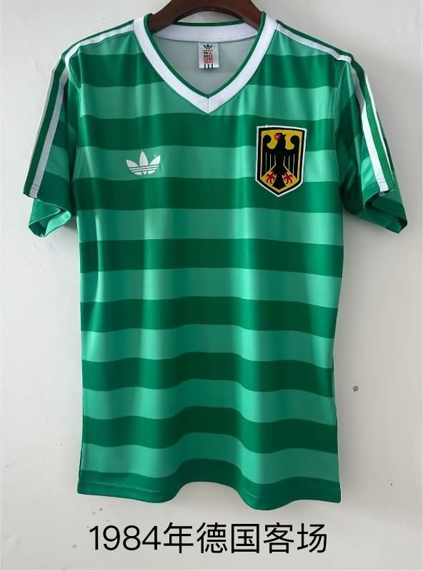 Thailand Quality(AAA) 1984 Germany Away Retro Soccer Jersey