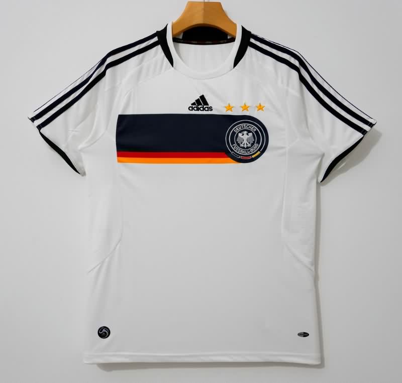 Thailand Quality(AAA) 2008 Germany Home Retro Soccer Jersey