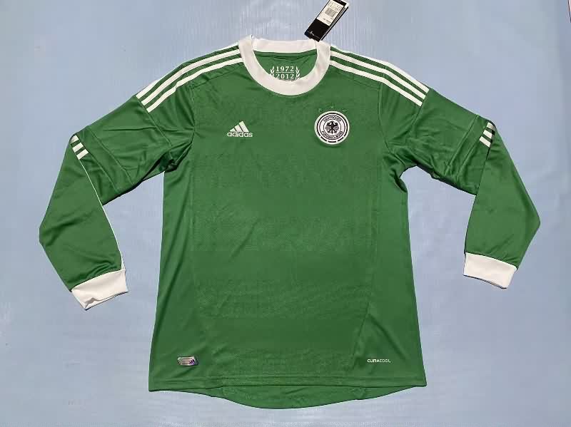 Thailand Quality(AAA) 2012 Germany Away Retro Long Sleeve Soccer Jersey