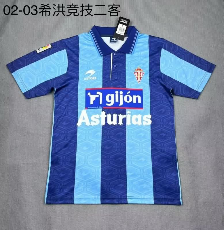 Thailand Quality(AAA) 2002/03 Gijon Third Retro Soccer Jersey