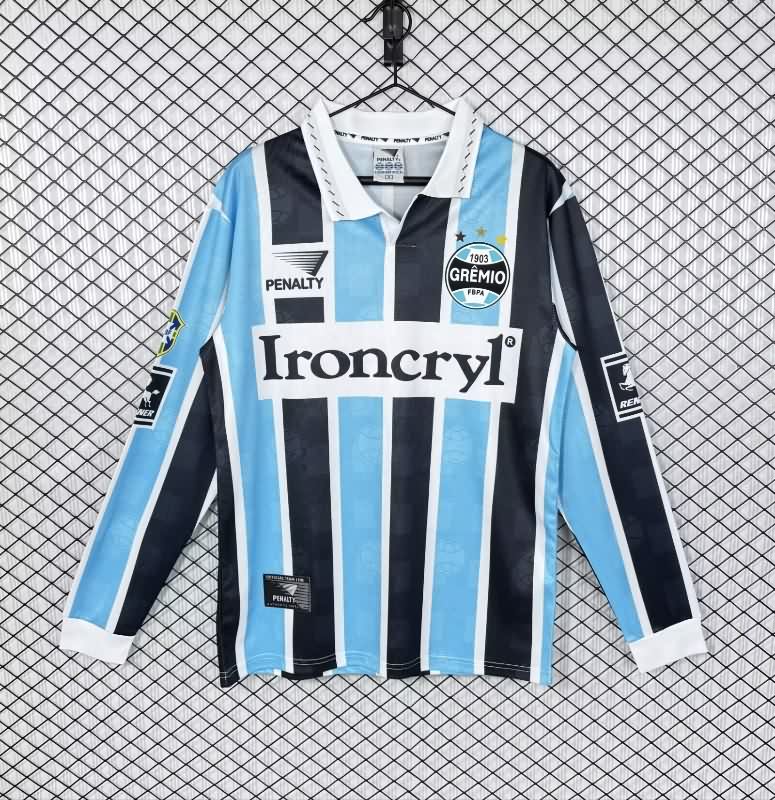 Thailand Quality(AAA) 1997 Gremio Home Retro Long Sleeve Soccer Jersey