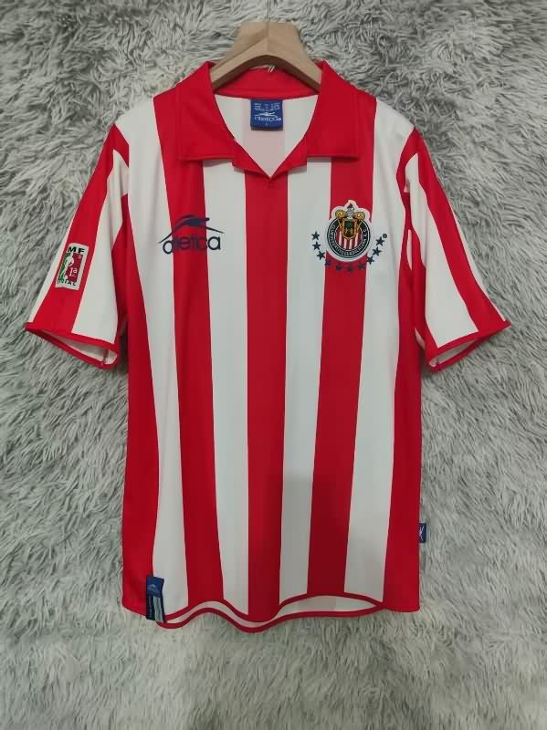 Thailand Quality(AAA) 2003/04 Guadalajara Home Retro Soccer Jersey