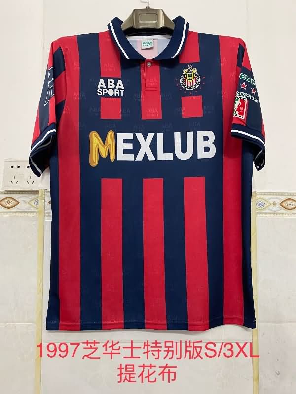 Thailand Quality(AAA) 1997 Guadalajara Special Retro Soccer Jersey