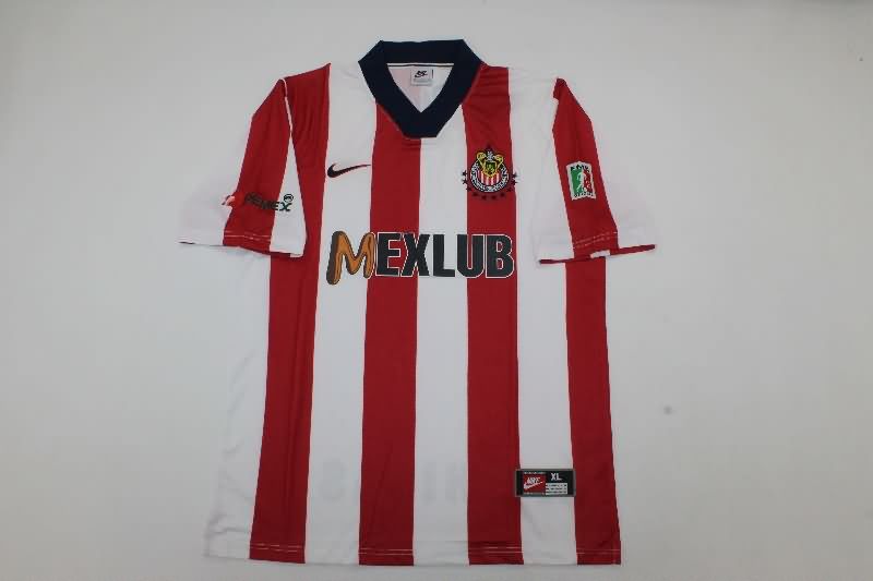 Thailand Quality(AAA) 1997/98 Guadalajara Home Retro Soccer Jersey 02