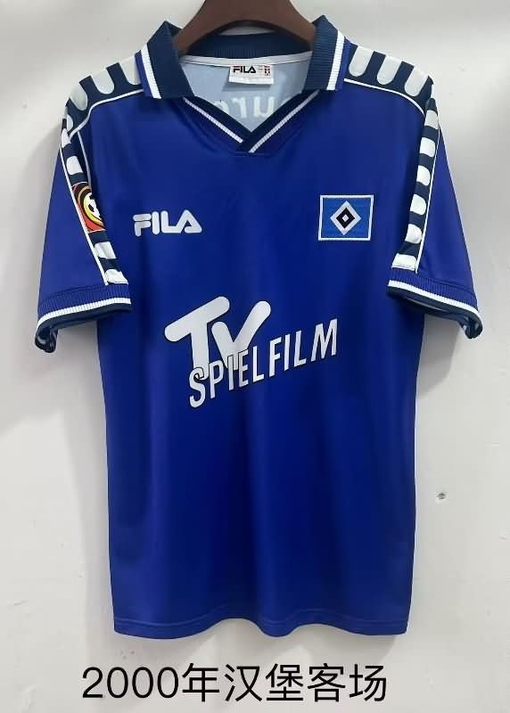 Thailand Quality(AAA) 2000/01 Hamburger SV Away Retro Soccer Jersey