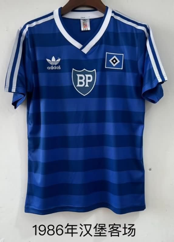 Thailand Quality(AAA) 1986/87 Hamburger SV Away Retro Soccer Jersey