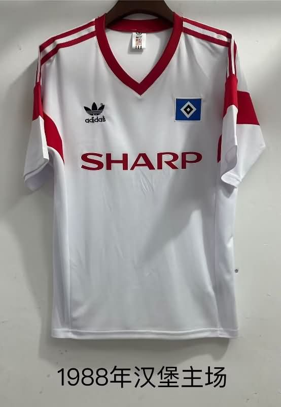 Thailand Quality(AAA) 1988/89 Hamburger SV Home Retro Soccer Jersey