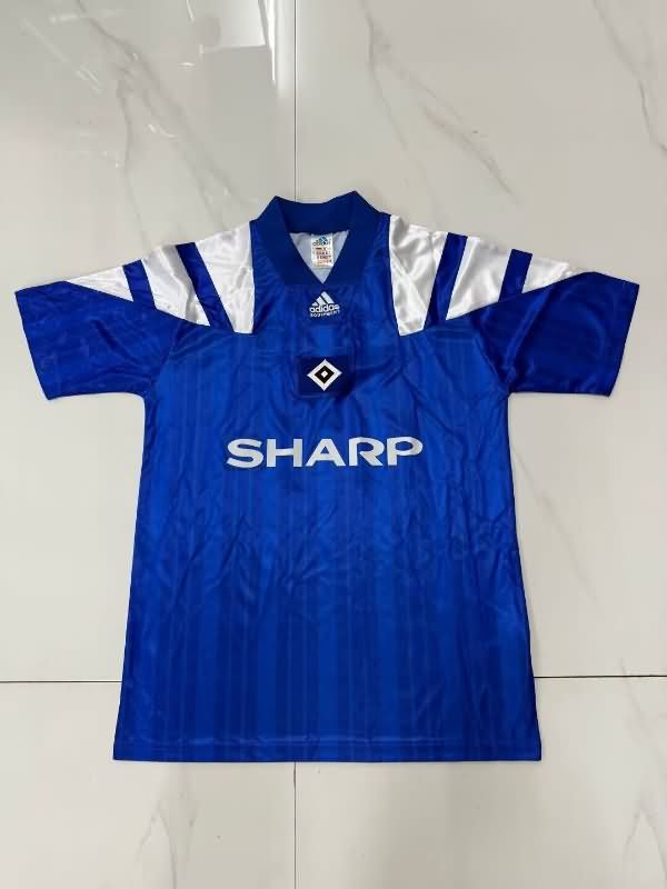 Thailand Quality(AAA) 1992/93 Hamburger SV Away Retro Soccer Jersey