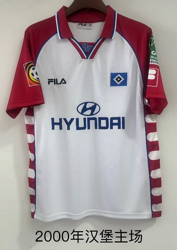 Thailand Quality(AAA) 1999/00 Hamburger SV Home Retro Soccer Jersey
