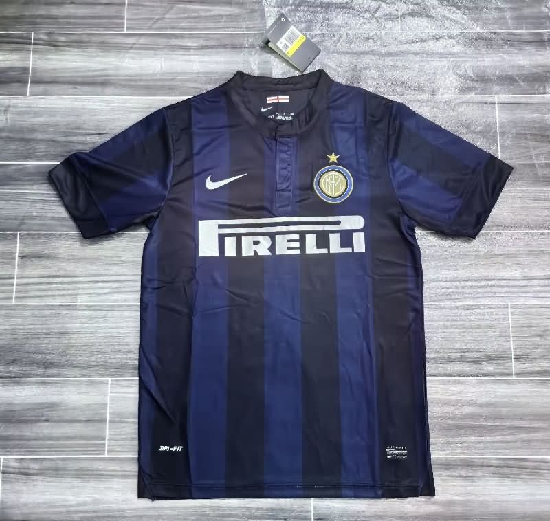Thailand Quality(AAA) 2013/14 Inter Milan Home Retro Soccer Jersey