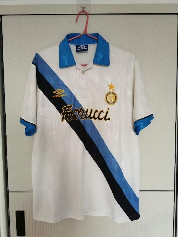 Thailand Quality(AAA) 1993/95 Inter Milan Away Retro Soccer Jersey