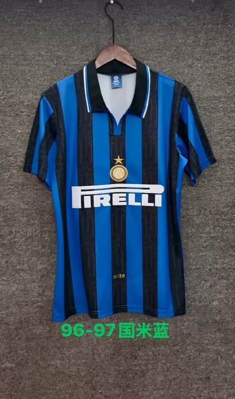 Thailand Quality(AAA) 1996/97 Inter Milan Home Retro Soccer Jersey