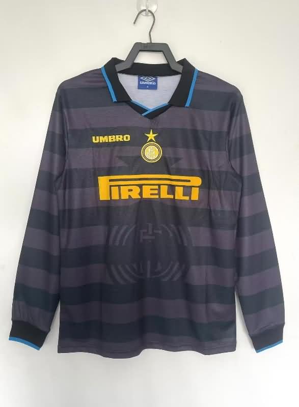 Thailand Quality(AAA) 1997/98 Inter Milan Third Long Sleeve Retro Soccer Jersey