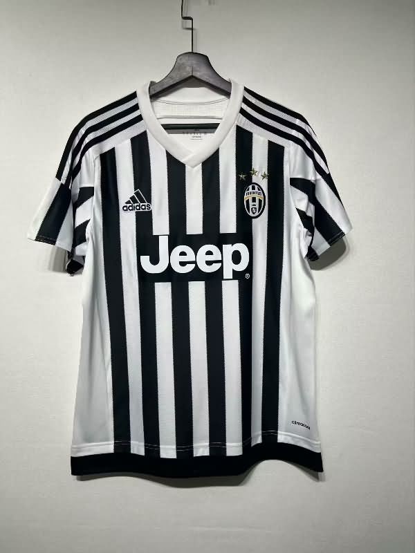 Thailand Quality(AAA) 2015/16 Juventus Home Retro Soccer Jersey