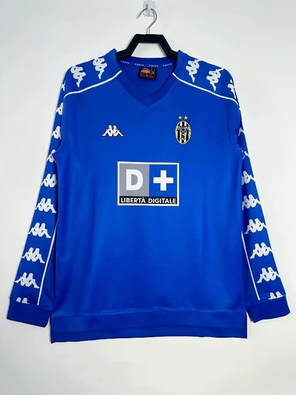 Thailand Quality(AAA) 1999/2000 Juventus Away Long Sleeve Retro Soccer Jersey