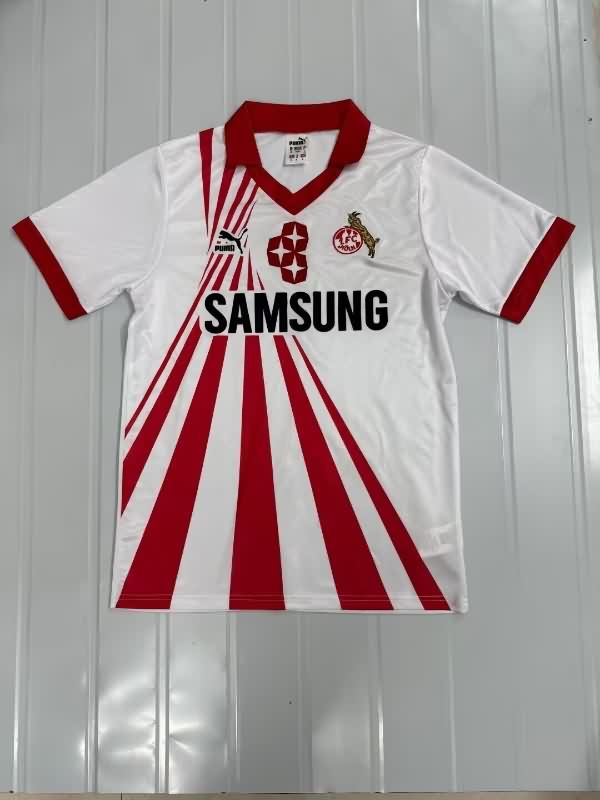Thailand Quality(AAA) 1990/91 Koln Home Retro Soccer Jersey
