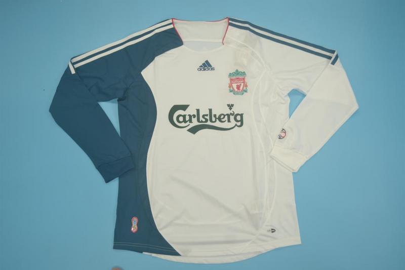Thailand Quality(AAA) 2006/07 Liverpool Third Retro Soccer Jersey(L/S)