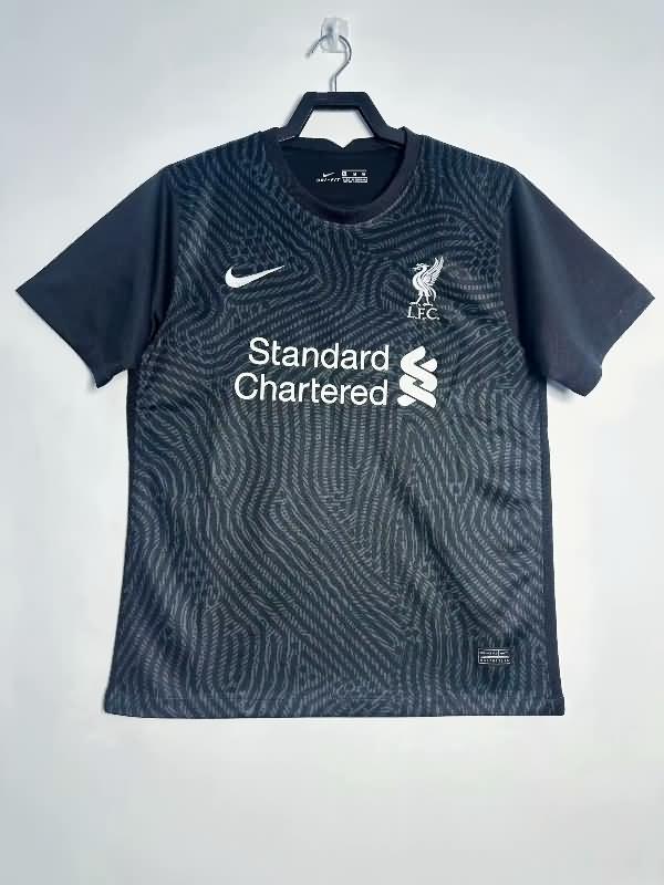 Thailand Quality(AAA) 2020/21 Liverpool Goalkeeper Black Retro Soccer Jersey