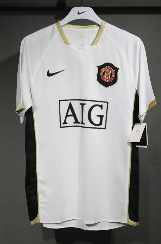 Thailand Quality(AAA) 2006/07 Manchester United Away Retro Soccer Jersey(Player)