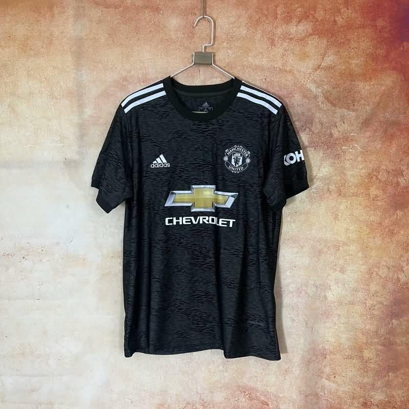 Thailand Quality(AAA) 2020/21 Manchester United Away Retro Soccer Jersey