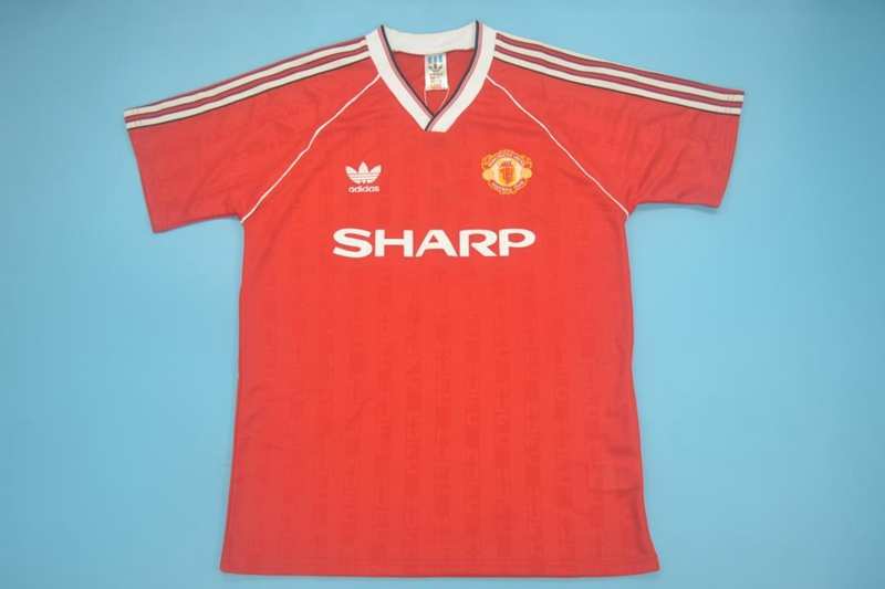 Thailand Quality(AAA) 1988/90 Manchester United Home Retro Soccer Jersey
